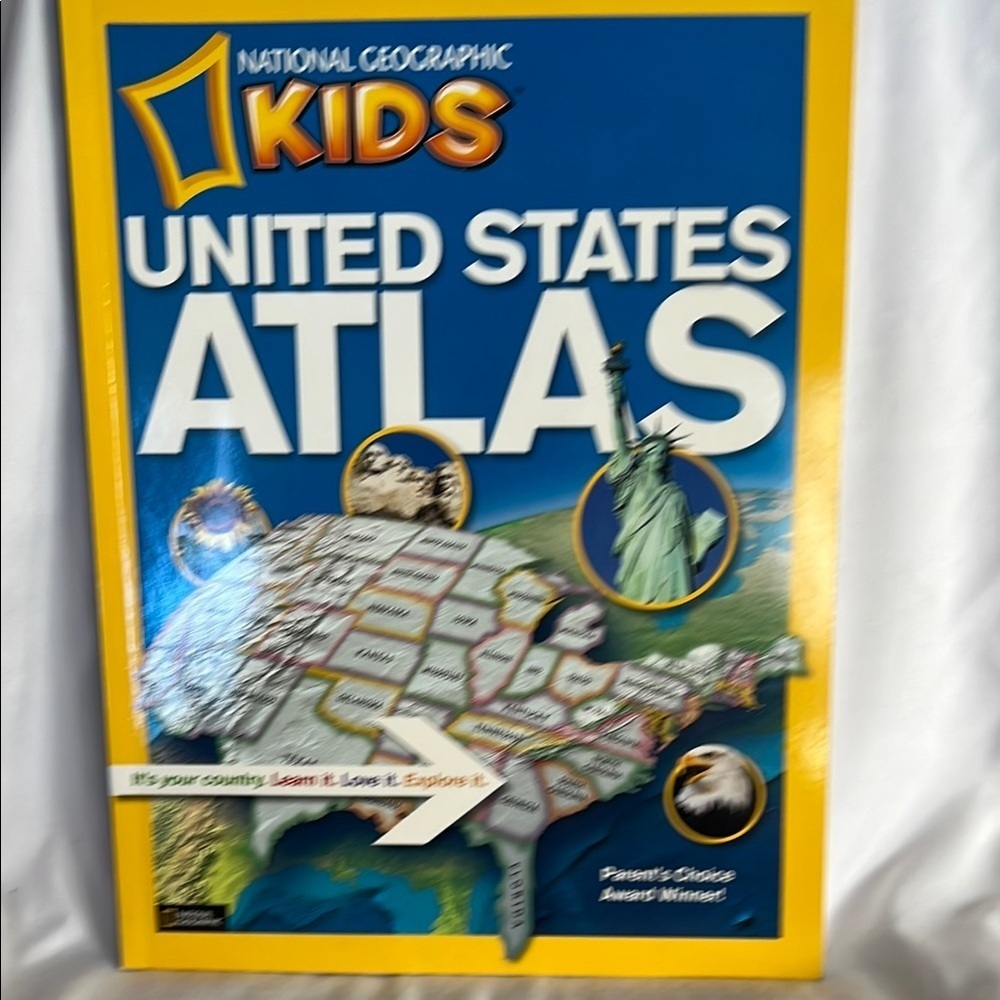 National Geographic Kids United States Atlas - Yellow